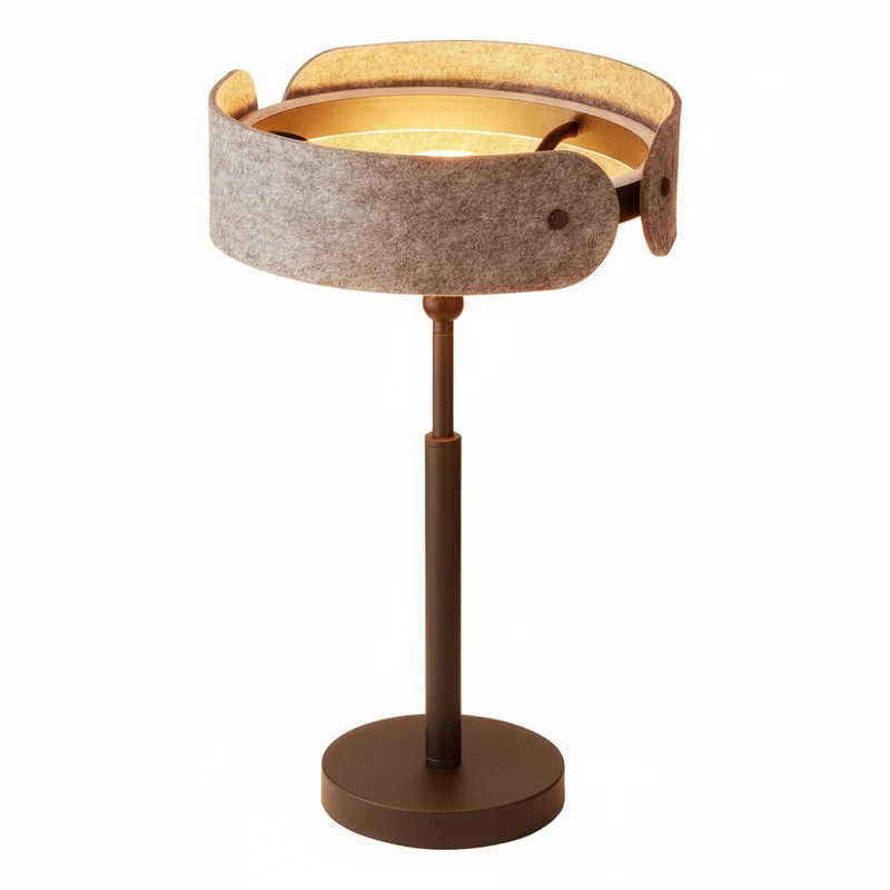 OSRAM DECOR Curve Felt Tischleuchte 19W 830 Dunkelgrau