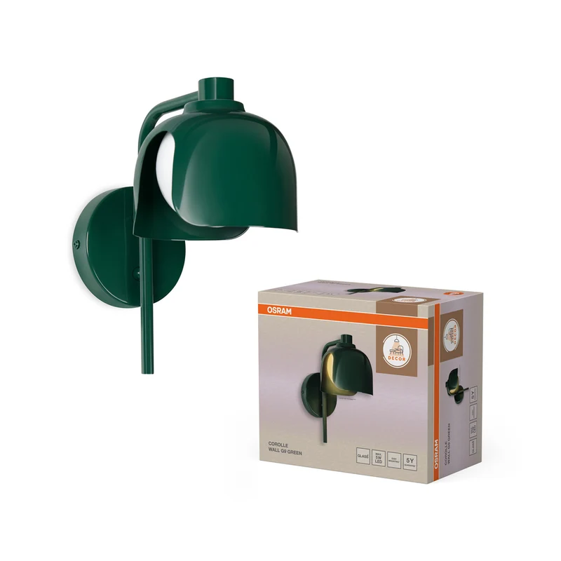 OSRAM DECOR Corolle Wandleuchte G9 Grün