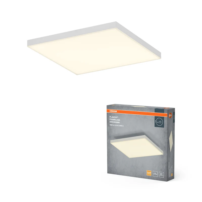 OSRAM Planon Frameless Deckenleuchte, 19W, 300x300mm