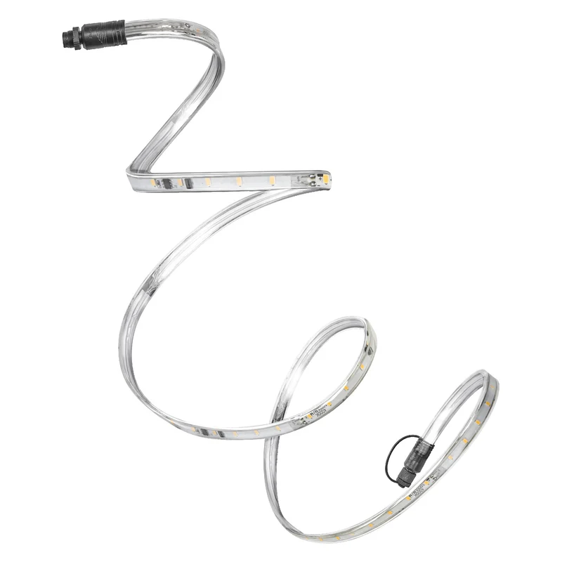 OSRAM Outdoor Flex LED Streifen 15M IP65, kaltweiß, bis 50 m erweiterbar, inkl. Kabeltrommel, Montagezubehör, Anschlusskabel