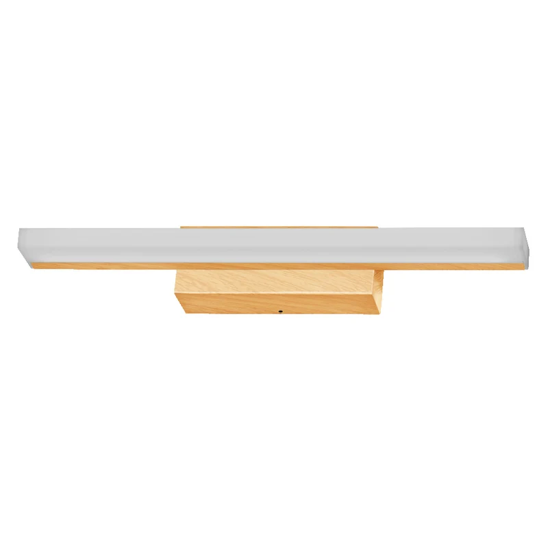 OSRAM Orbis Mirror Spiegelleuchte, Badezimmer, Click-CCT, 6.8W, 40cm, Holzdekor, IP44