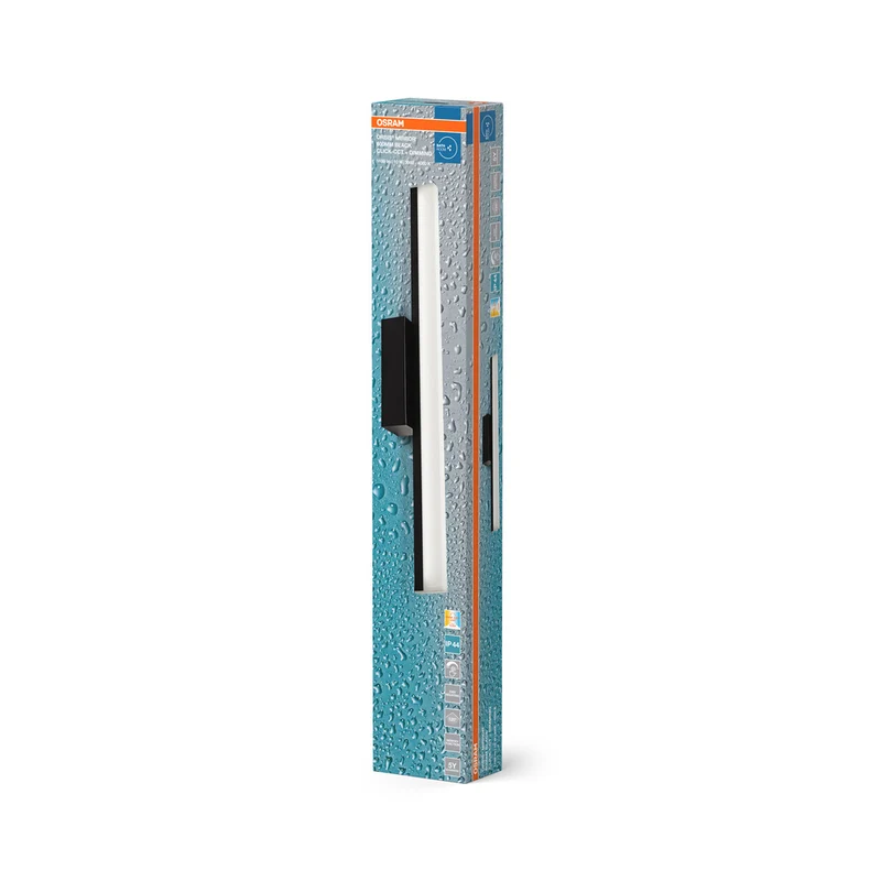 OSRAM Orbis Mirror Spiegelleuchte, Badezimmer, Click-CCT, 10W, 60cm, schwarz, IP44
