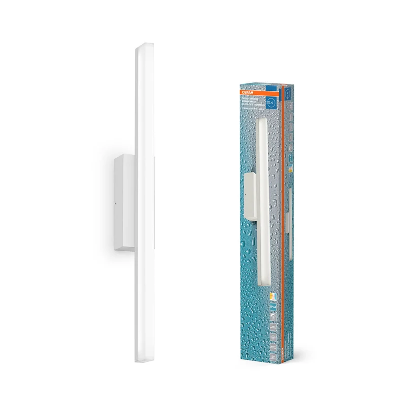 OSRAM Orbis Mirror Spiegelleuchte, Badezimmer, Click-CCT, 10W, 60cm, Weiß, IP44