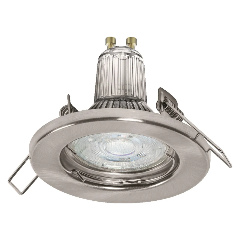 OSRAM LED SPOT SET RECESS GU10 3x2.6W GU10 Brushed Nickel, 230 lm, 2700 K, Warmweiß, 3er Pack