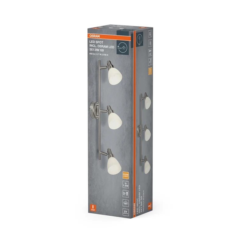 OSRAM LED SPOT G9 G9 3 x 1.9W , 600 lm, 2700 K, Warmweiß