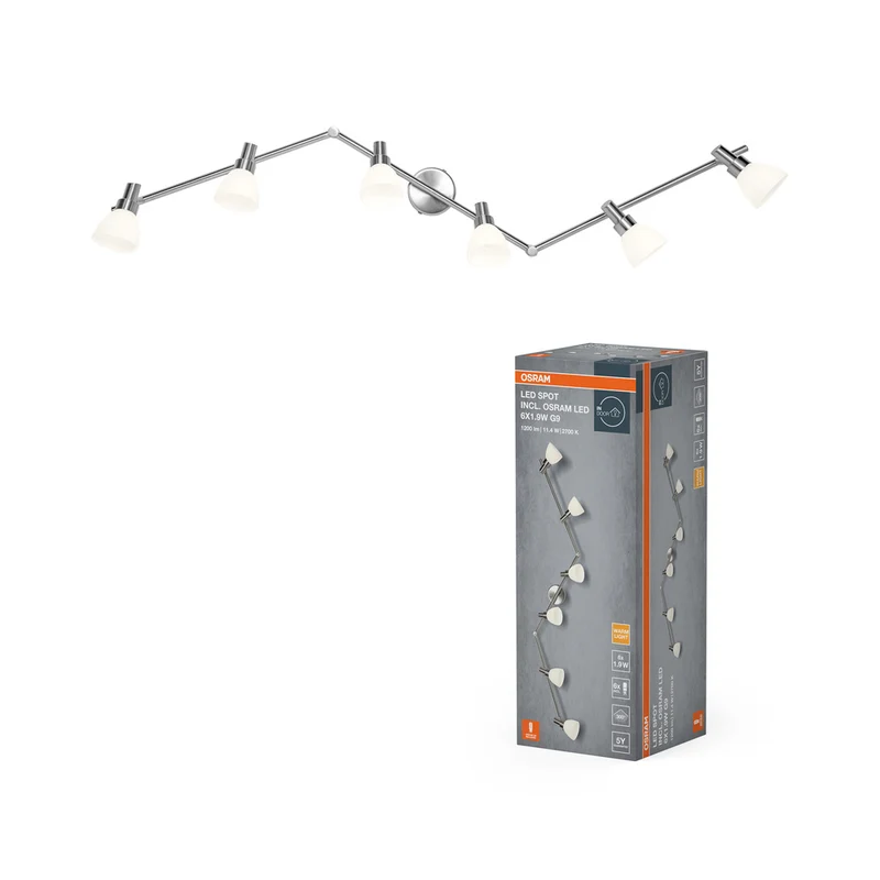 OSRAM LED SPOT G9 G9 6 x 1.9W , 1200 lm, 2700 K, Warmweiß