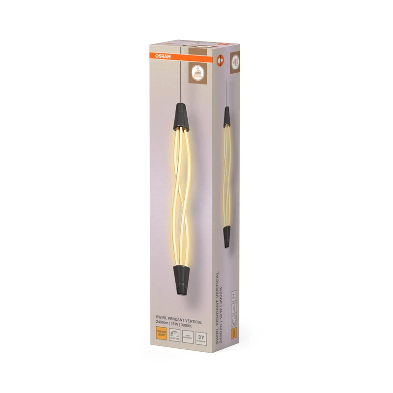 OSRAM DECOR Swirl Pendant Vert Pendelleuchte 18W 830 Click DIM