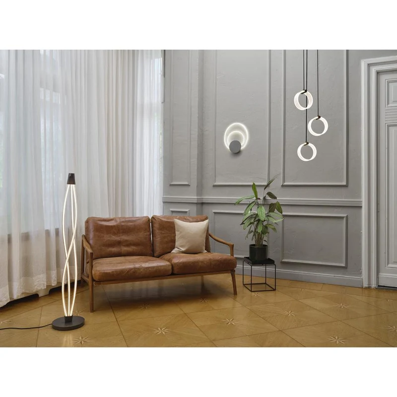 OSRAM DECOR Swirl Floor Stehlampe, 22W, Click DIM, 3000K, 2400lm