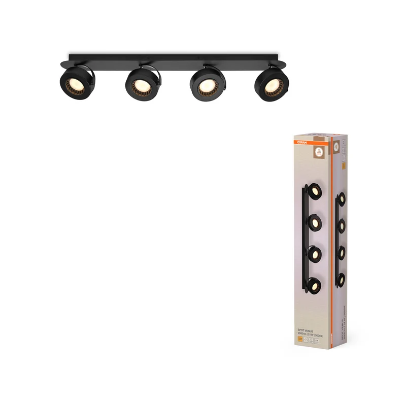 OSRAM DECOR SPOT VENUS Deckenleuchte, 21W, 910lm, schwarz