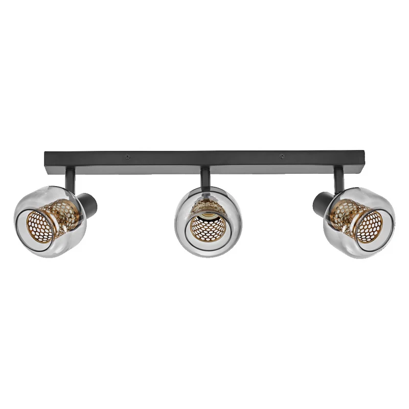 OSRAM DECOR Spot Firefly Deckenleuchte, OSRAM Lampe inklusive, schwarz, 3 x 2.8W, 750lm