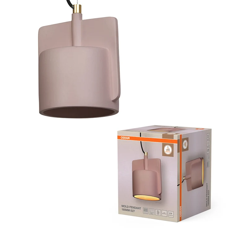 OSRAM DECOR Mold Pendant Pendelleuchte 190MM 1xE27 Pink