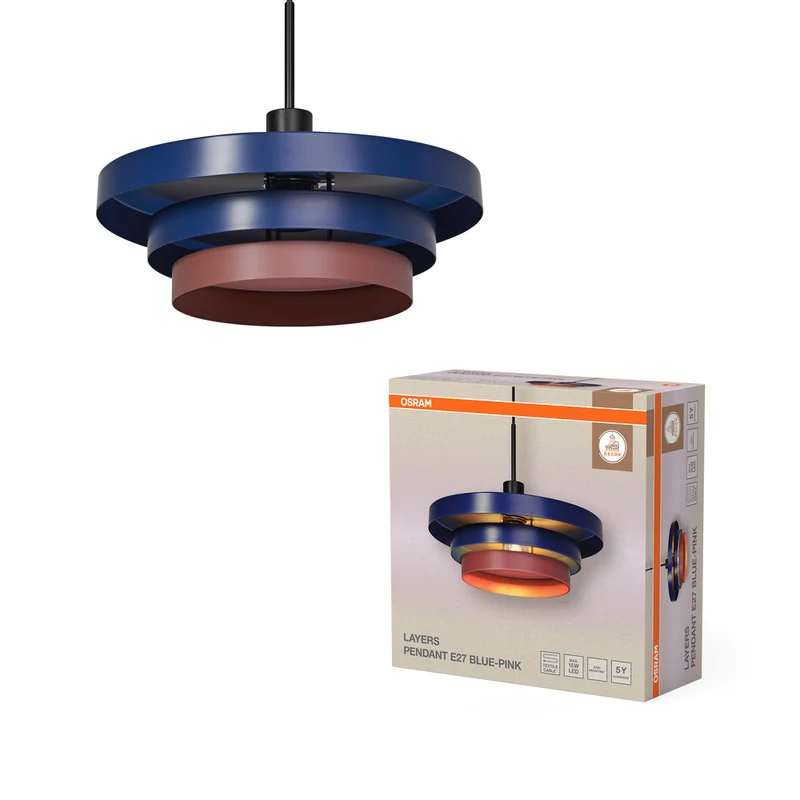 OSRAM DECOR Layers Pendelleuchte Blau, E27