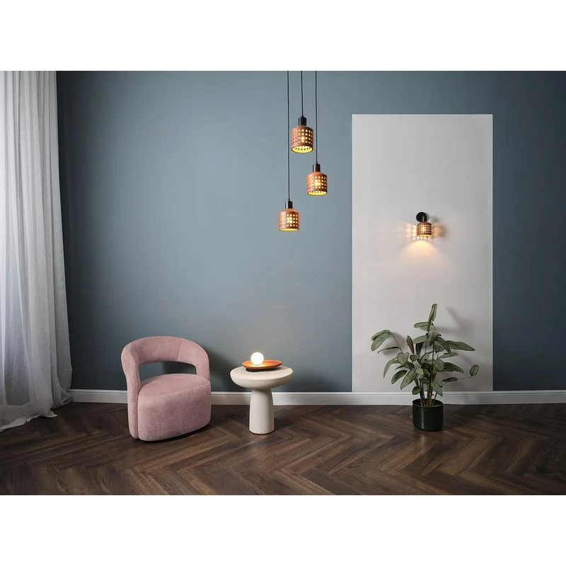 OSRAM DECOR Clay Windows Pendelleuchte Braun, 3-flammig, E27