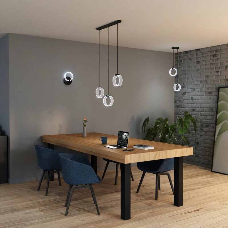 OSRAM DECOR Circle Wall Wandleuchte 8W Click CCT Black