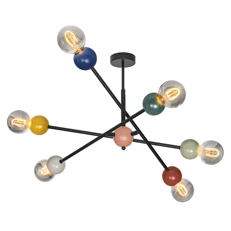 OSRAM DECOR Bubble Pendant Deckenleuchte, 6-flammig, E27, Multicolor
