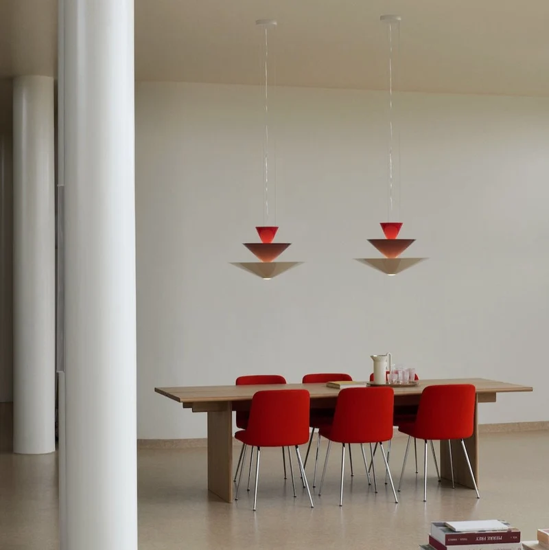 LN14 Gio Pendelleuchte Rot/Burgunderrot 60 cm - &Tradition