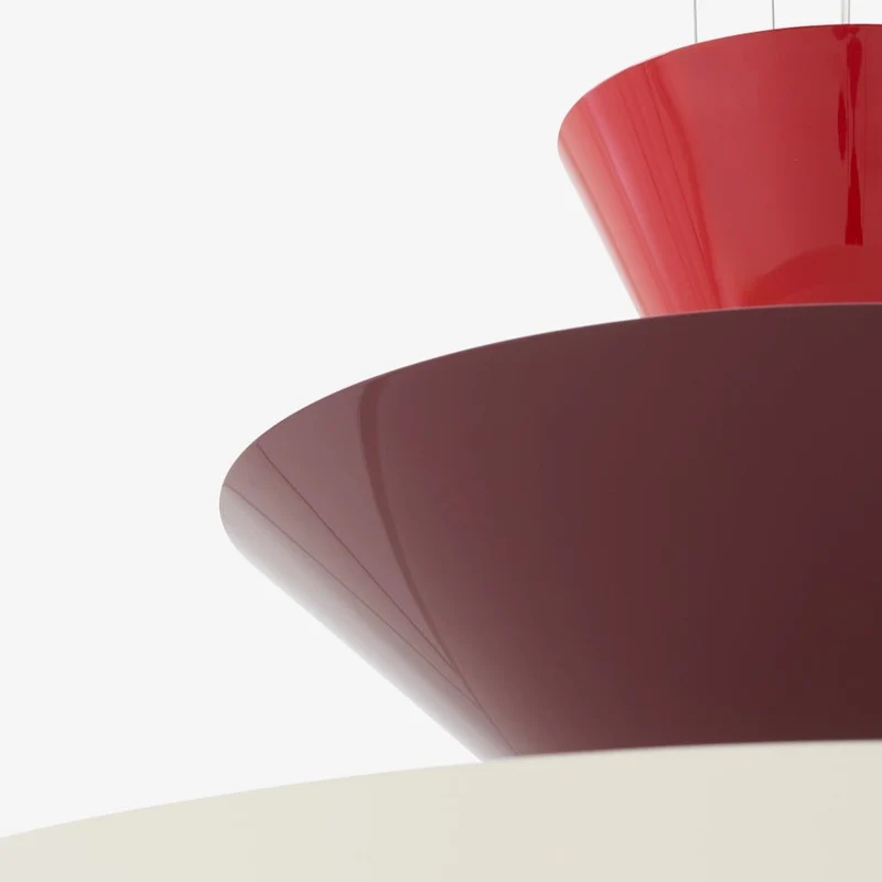 LN15 Gio Pendelleuchte Rot/Burgunderrot 92 cm - &Tradition