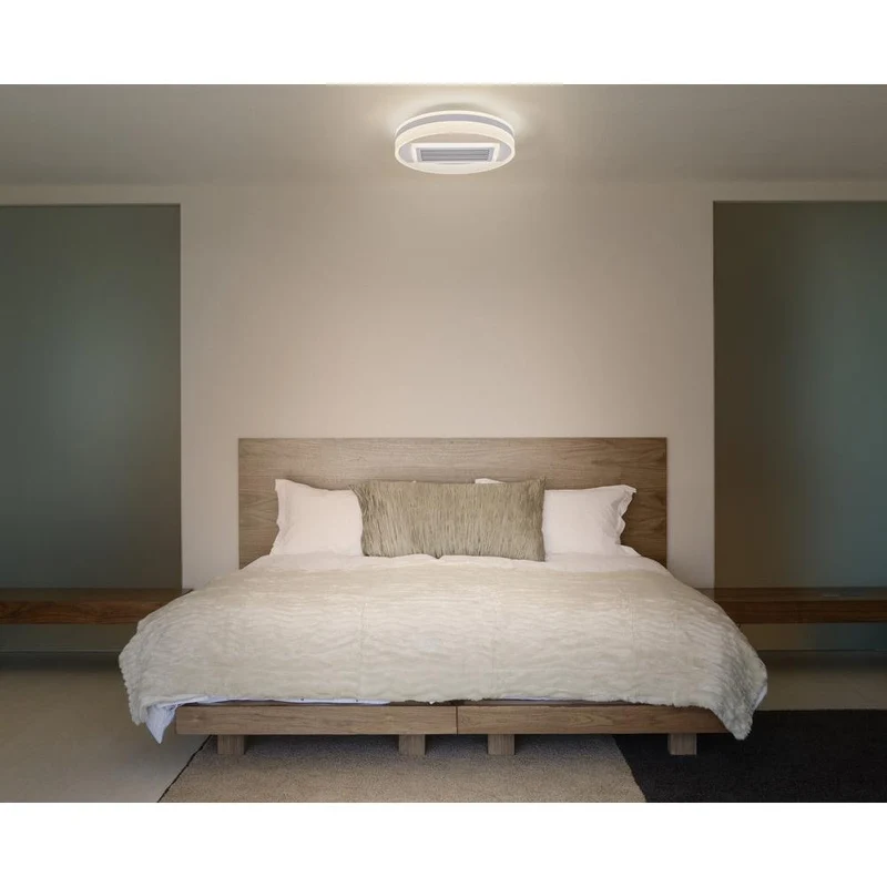 OSRAM LED Deckenventilator Ring 55W CCT Weiß 3000K-6500K