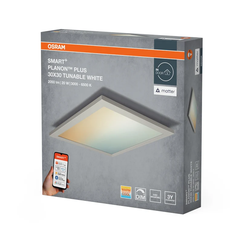OSRAM Matter SMART+ PLANON PLUS LED Panel Tunable Weiß 300X300