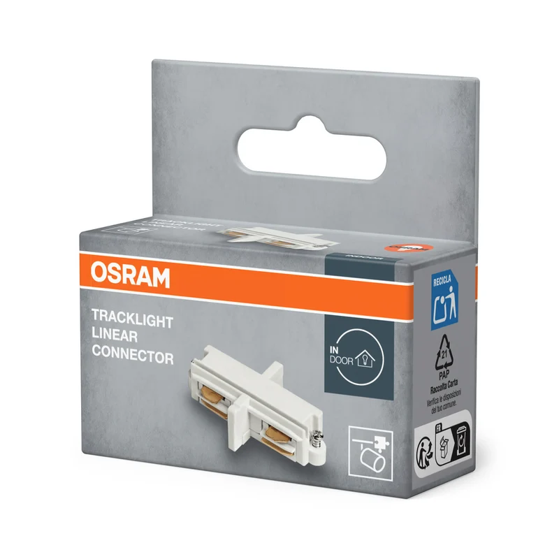 OSRAM TRACKLIGHT Linearer Verbinder, weiß, optional