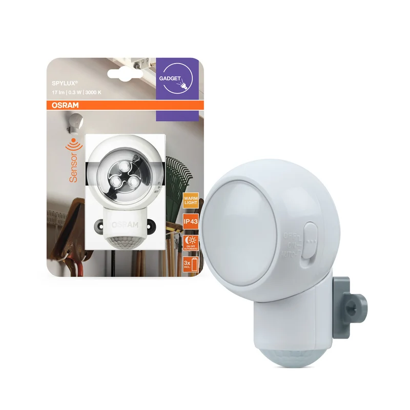 OSRAM LED Batteriebetriebene Leuchte, Leuchte für Innenanwendungen, Weiß, SPYLUX