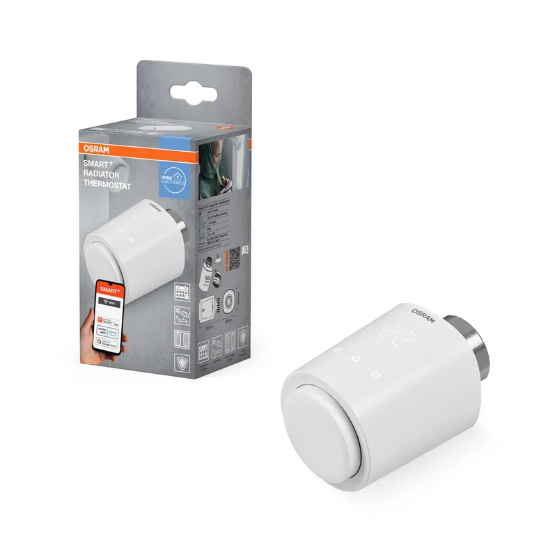 OSRAM Wifi SMART+ smarter Thermostat für Heizungen, weiß
