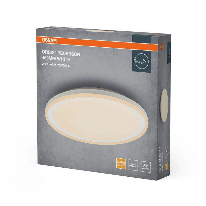 OSRAM ORBIS Pederson Deckenleuchte 24W 450mm weiß