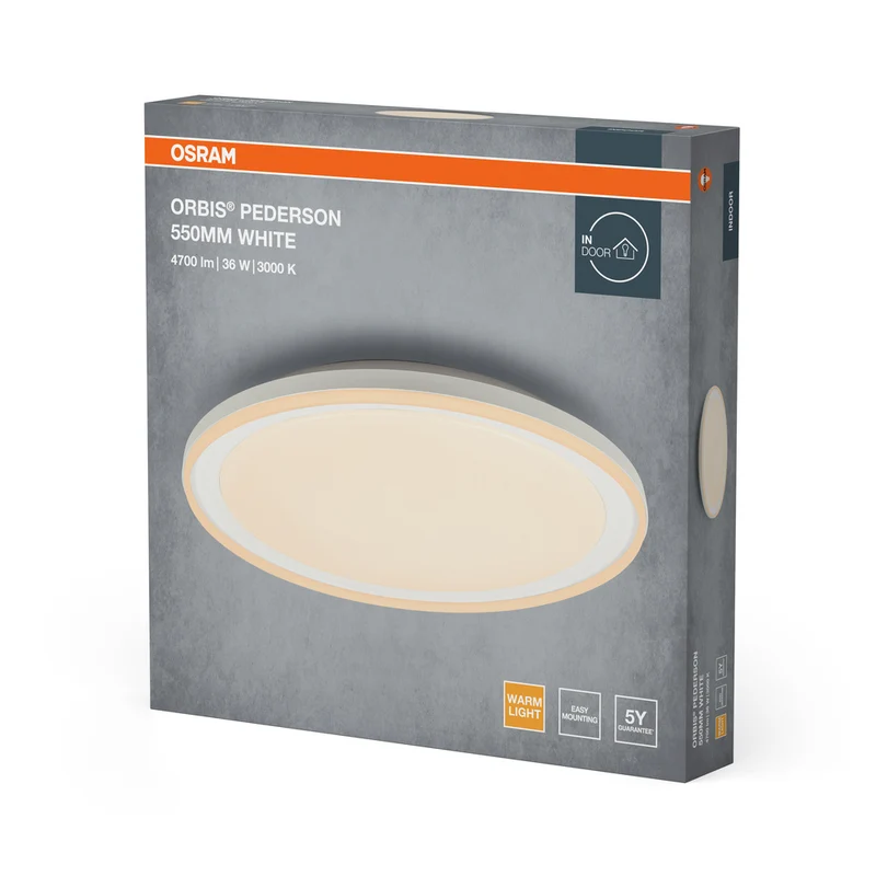OSRAM ORBIS Pederson Deckenleuchte 36W 550mm weiß