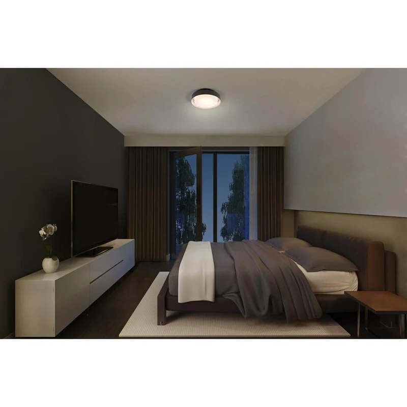 OSRAM ORBIS MADRID Deckenleuchte 290mm, schwarz, E27