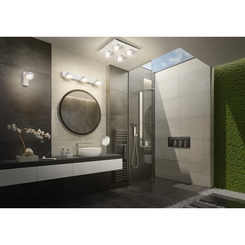 OSRAM ORBIS Flame Badezimmer Wandleuchte 5.5W Click CCT IP44 weiß
