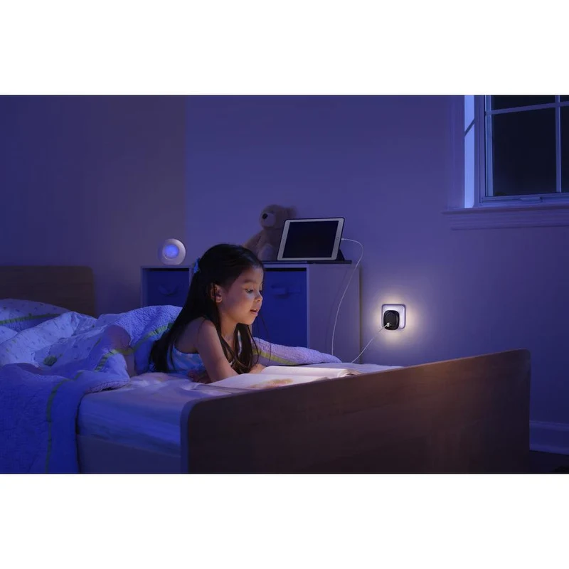 OSRAM LUNETTA EDGE Steckdosen-Nachtlicht, 0,35W, 10lm, schwarz