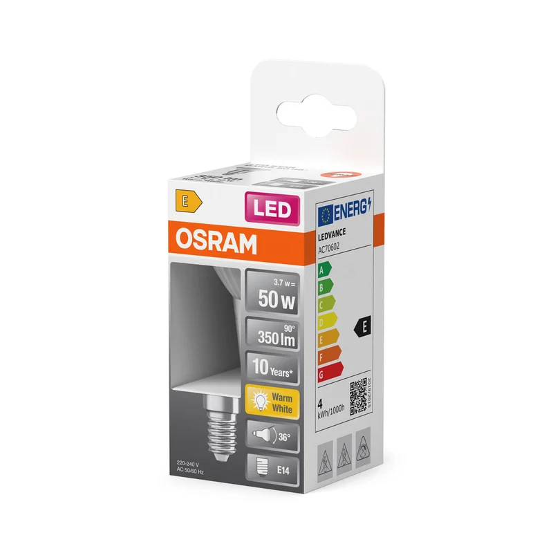 OSRAM LED Lampe LED STAR PAR16 4.5W 827 E14, 350 lm, 2700 K, Warmweiß