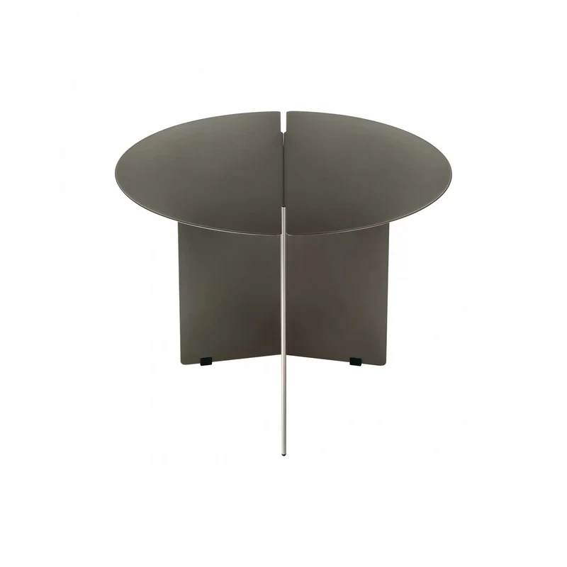 Beistelltisch ORU Burned Metal Medium Ø 50cm - blomus