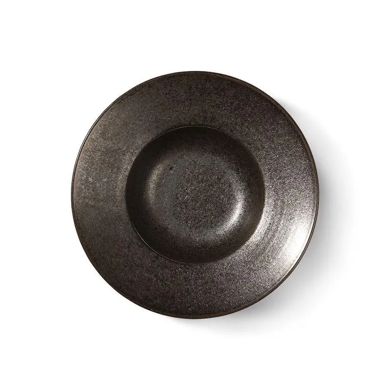 Chef Ceramics: Pastateller Rustic, Schwarz, 280ml