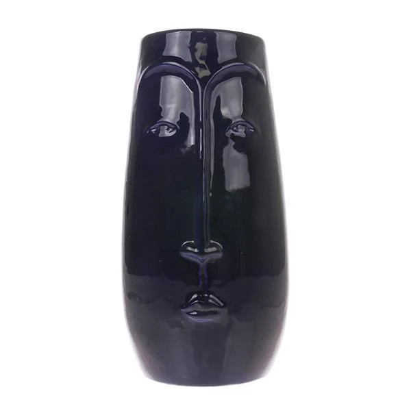 Vase Face Azul