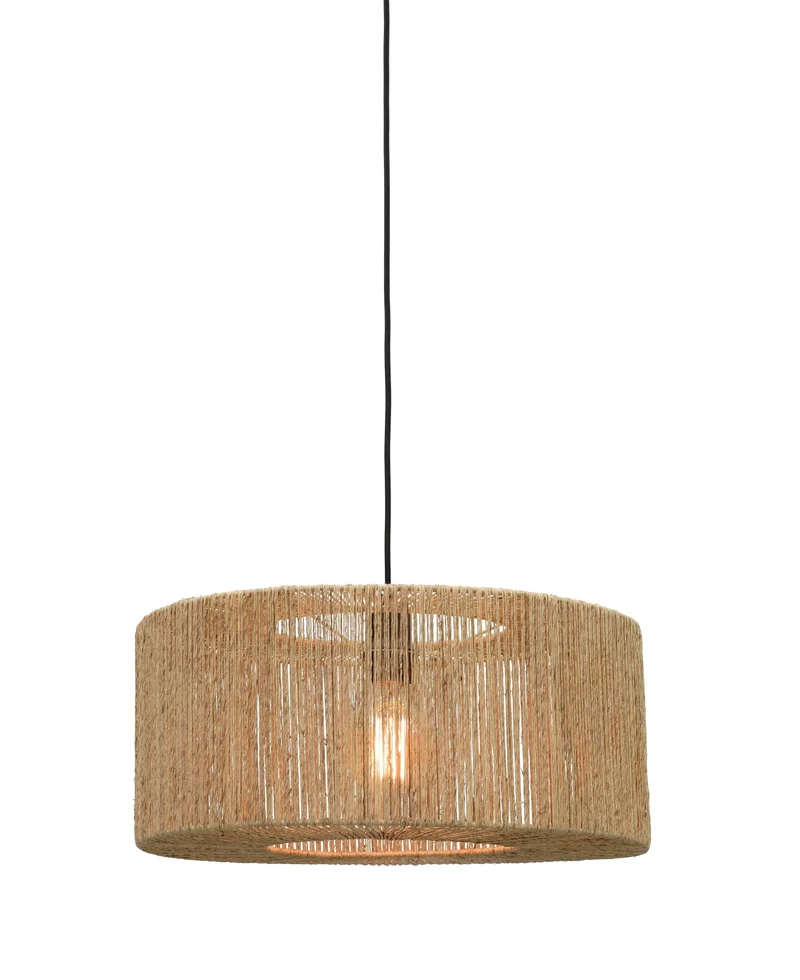 Pendelleuchte Iguazu Jute rund naturel S