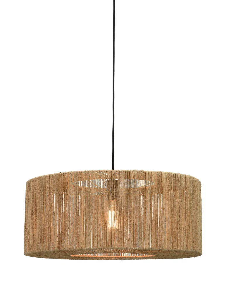 Pendelleuchte Iguazu Jute rund natur L
