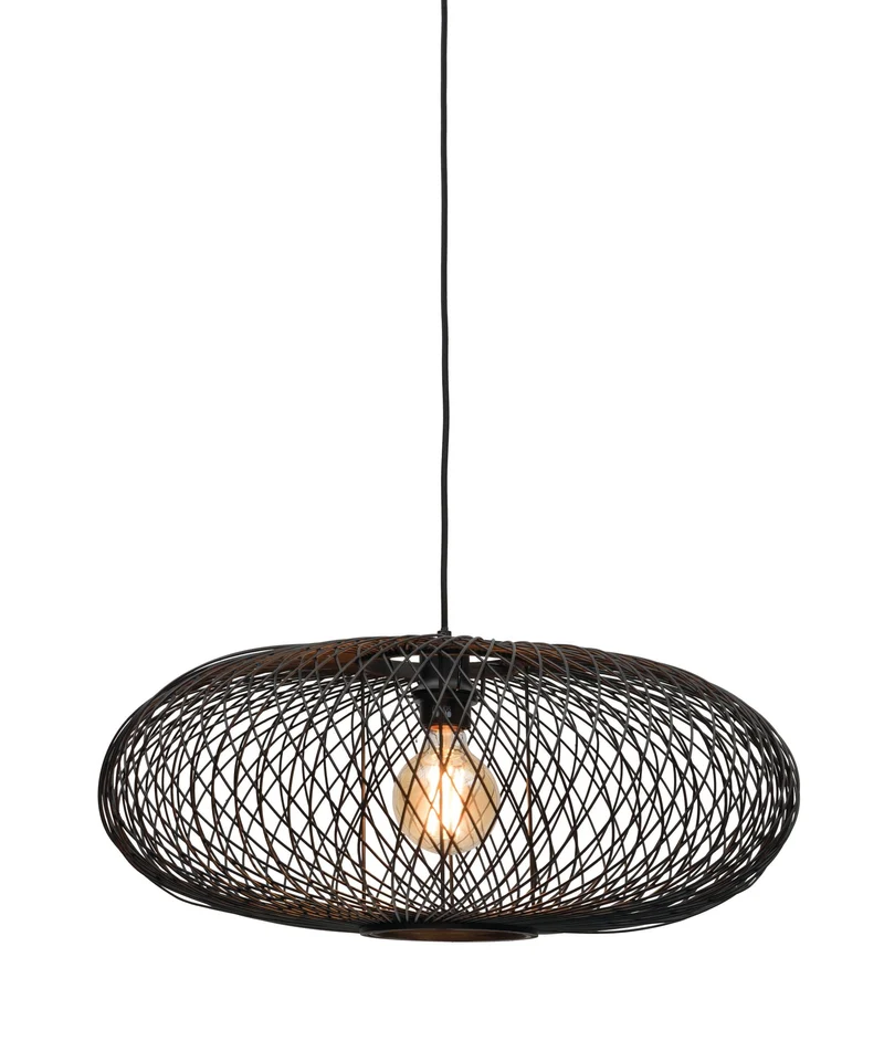 Pendelleuchte Cango Ellipse schwarz