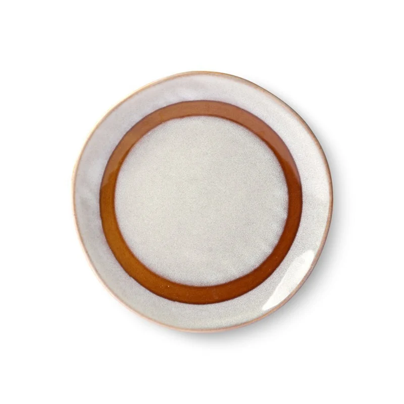 70's Ceramics: Dessertteller Snow, Ø 17,5 cm