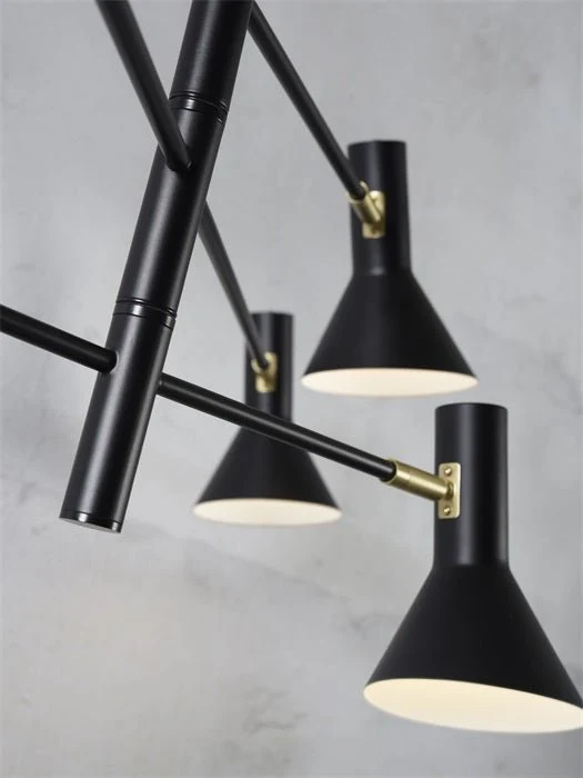 Deckenleuchte Izmir 3-arm Black