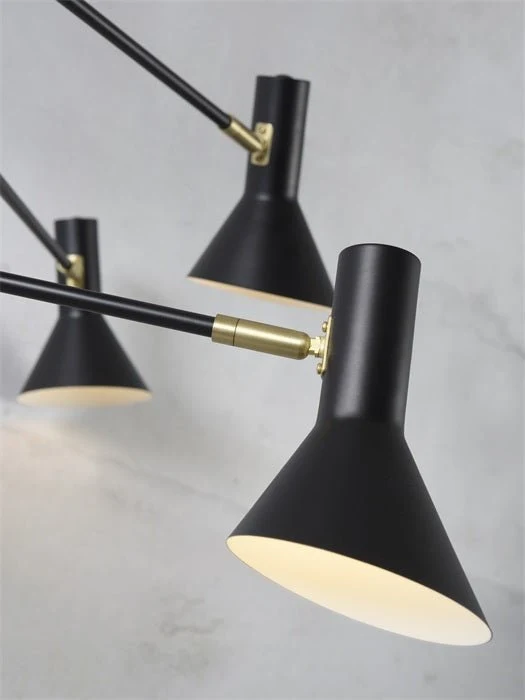 Deckenleuchte Izmir 3-arm Black