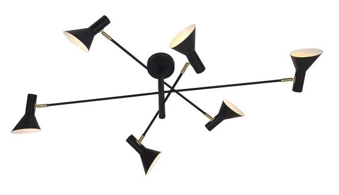 Deckenleuchte Izmir 3-arm Black