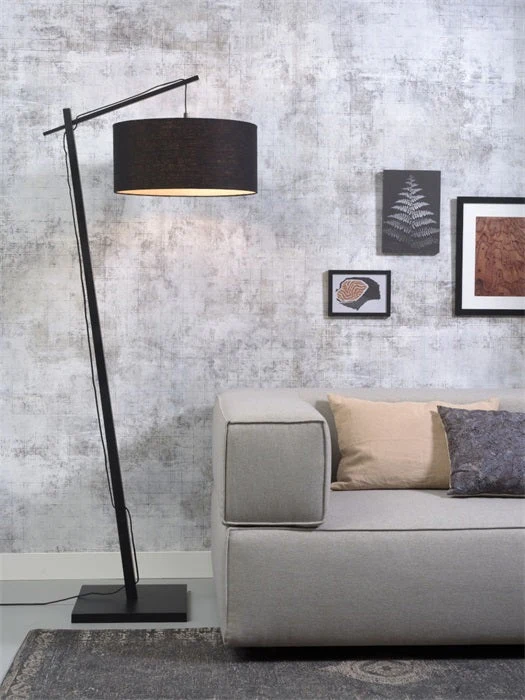Stehleuchte Andes Schwarz/Dark Grey