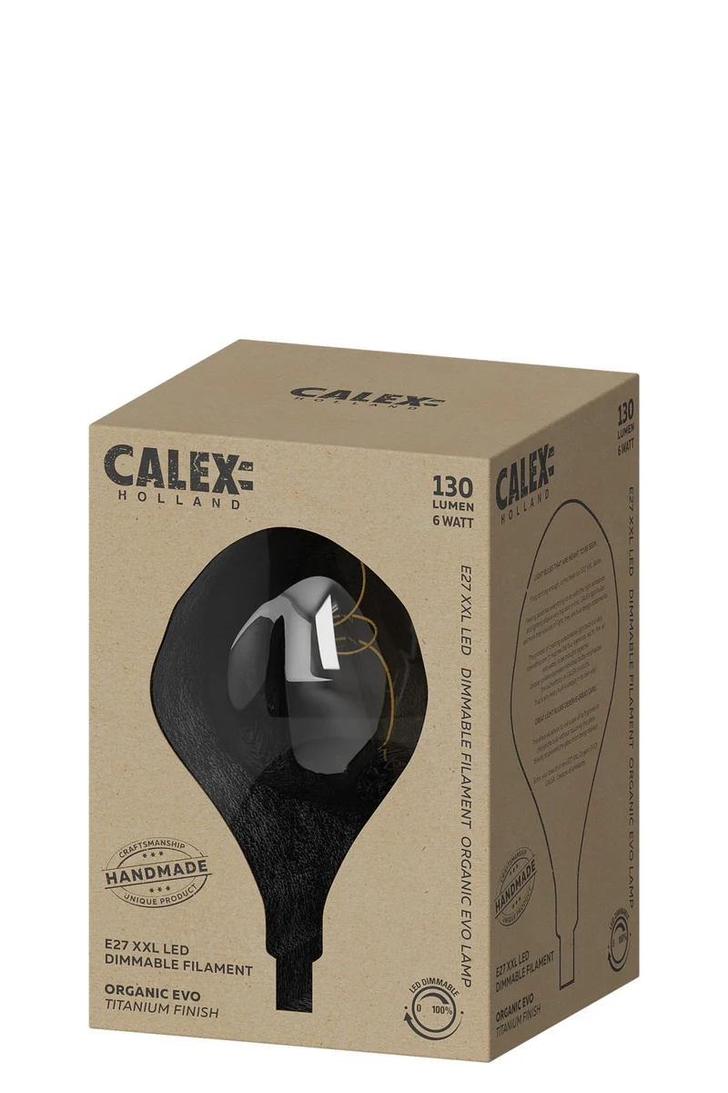 Calex LED XXL Organic EVO E27 Titanium