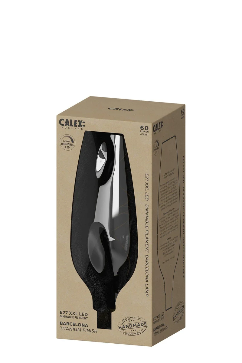 Calex LED Barcelona E27 Titanium