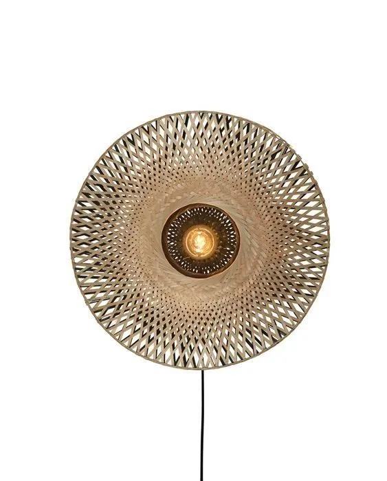 Wandleuchte Kalimantan Bambus S