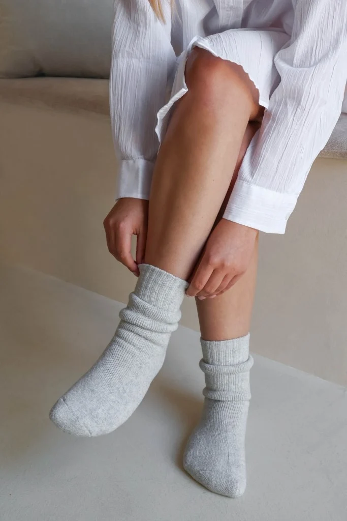 Leeff Socks grey - With love - size 42-46