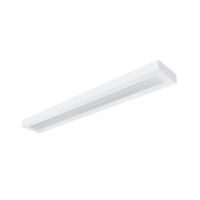 LED Aufbauleuchte 120cm 1-flammig Mikroprismatische Abdeckung Vorverdrahtet für LED Röhren