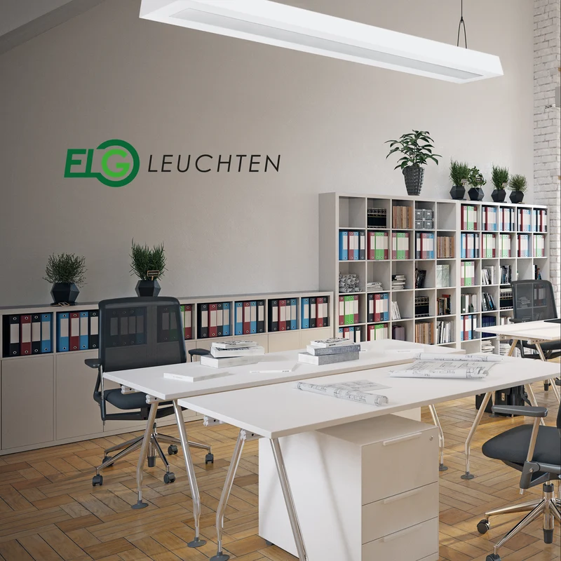 LED Aufbauleuchte 120cm 1-flammig Mikroprismatische Abdeckung Vorverdrahtet für LED Röhren