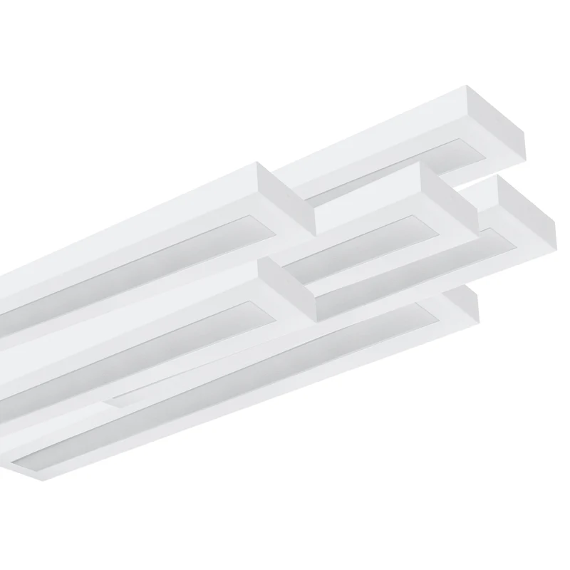 LED Aufbauleuchte 120cm 1-flammig Mikroprismatische Abdeckung Vorverdrahtet für LED Röhren